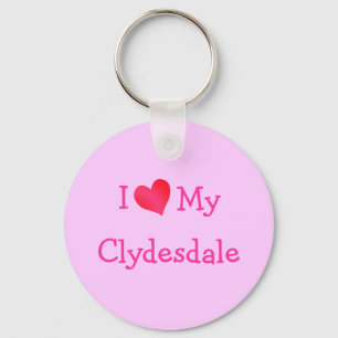 Chaveiro I Love My Clydesdale