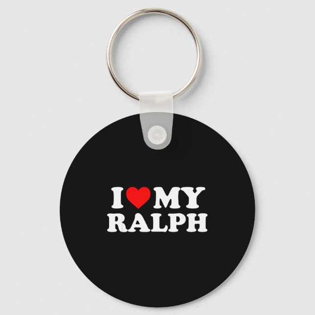Chaveiro I Love My Ralph  (Frente)