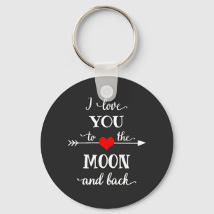 Chaveiro I love personalized to the moon and back