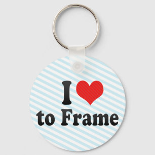 Chaveiro I Love to Frame