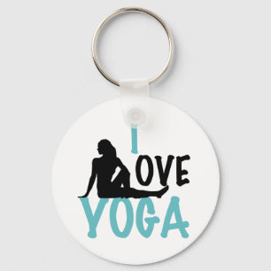 Chaveiro I Love Yoga