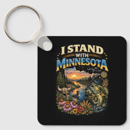 Chaveiro I Stand With Minnesota