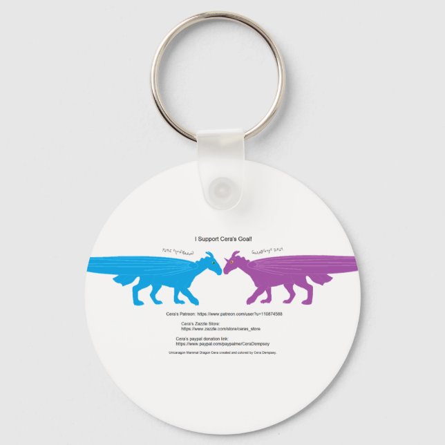 Chaveiro I Support Cera's Goal Keychain (Verso)
