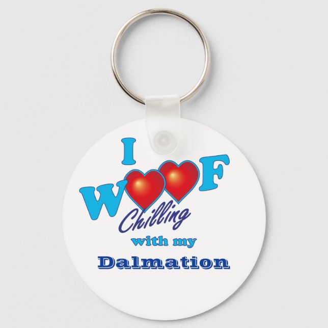 Chaveiro I Woof Dalmation (Frente)