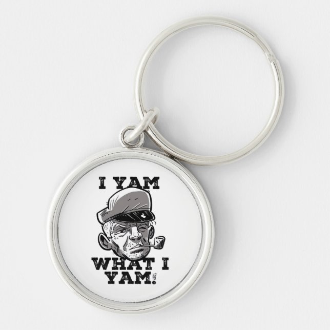 Chaveiro I Yam What I Yam Classic Meme Design (Frente)