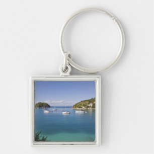 Chaveiro Iates ancorados, Lakka, Paxos, Grécia