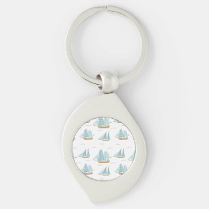 Chaveiro Iates de Verão, em forma de carne, com velas