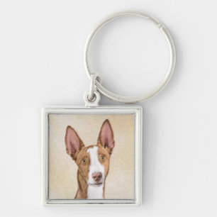 Chaveiro Ibizan Hound Painting - Cute Original Dog Art