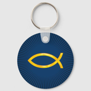 Chaveiro Ichthus - Christian Fish Symbol