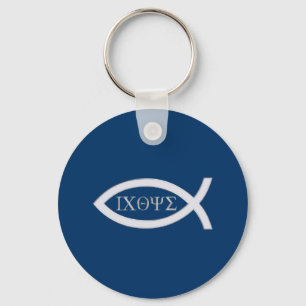 Chaveiro Ichthus - Christian Fish Symbol