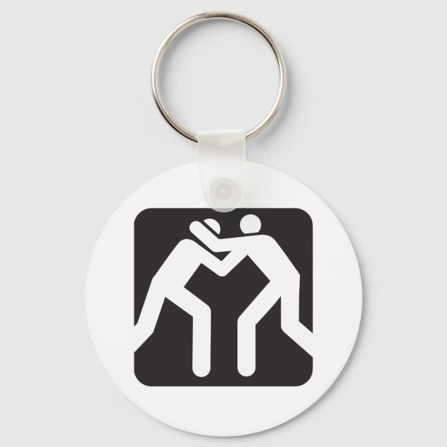 Chaveiro Ícone de Wrestlers (Frente)