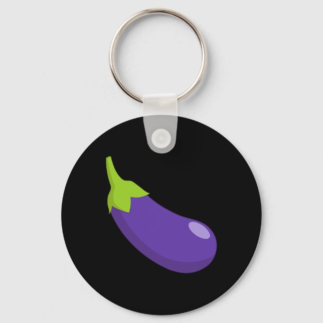 Chaveiro Ícone Emoticon C do Casal Correspondente à EggPlan (Frente)