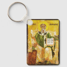 Chaveiro Ícone Ortodoxo de São Atanásio de Alexandria