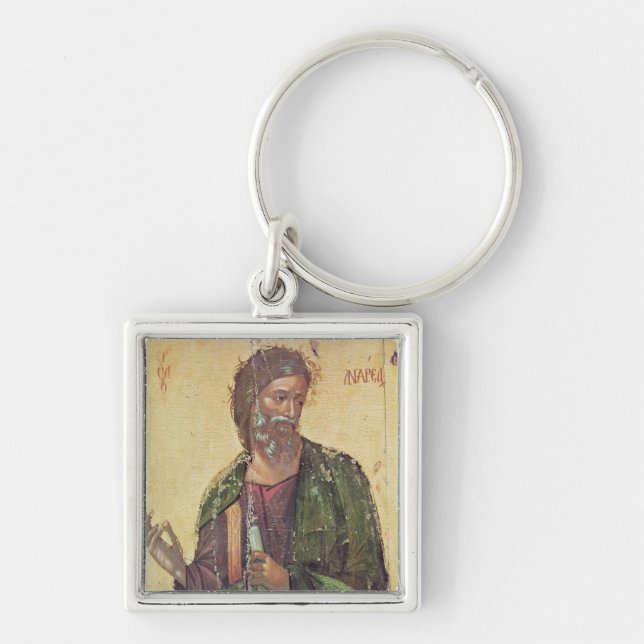 Chaveiro Ícone que descreve St Andrew (Frente)