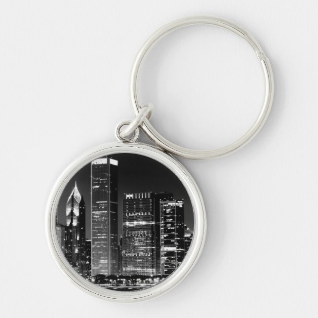 Chaveiro Ideia da noite da arquitectura da cidade famosa de (Frente)
