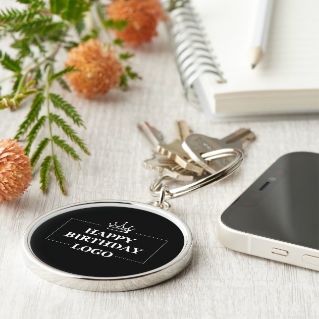 Chaveiro Ideia do presente, Modelo personalizado de anivers (Lateral)