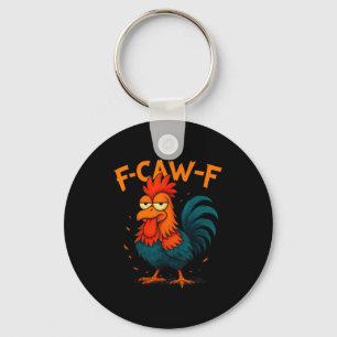 Chaveiro Ideia engraçada para trabalho F Caw F Escritório e