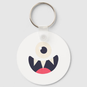 Chaveiro Ideias de Figurino Fácil de Monstro de Olhos Gráfi