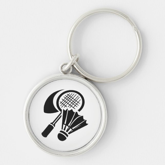 Chaveiro Ideias de presentes de badminton (Frente)