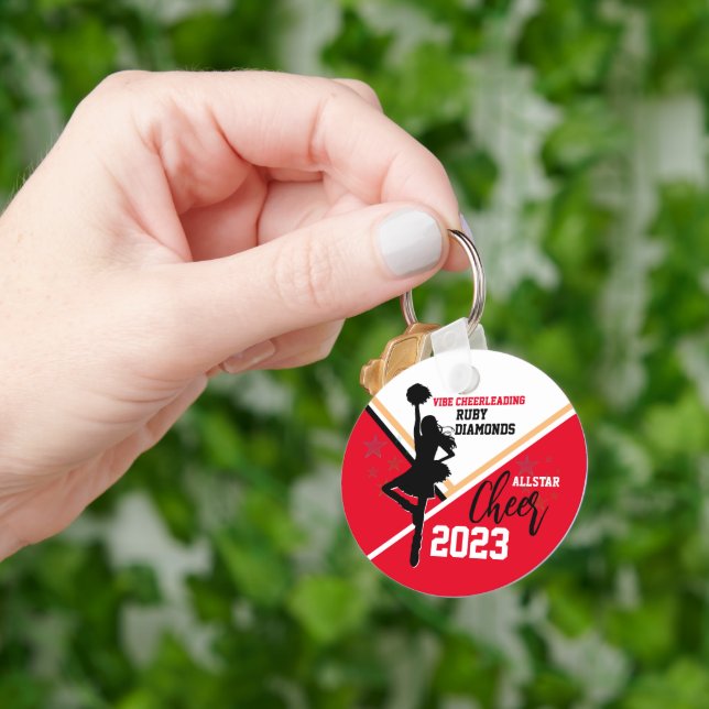 Chaveiro Ideias de presentes Dourados vermelhos (Mão)