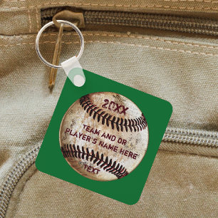 Chaveiro Ideias de presentes personalizados de beisebol ver