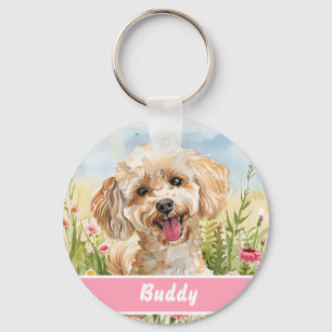 Chaveiro Identificador de Poodle – Adicione Nome e Contato