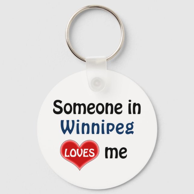 Chaveiro Iemand in Winnipeg houdt van me (Frente)