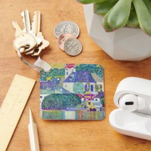 Chaveiro Igreja do St. Wolfgang por Gustavo Klimt, arte do