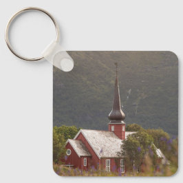 Chaveiro Igreja Flakstad das Ilhas Lofoten