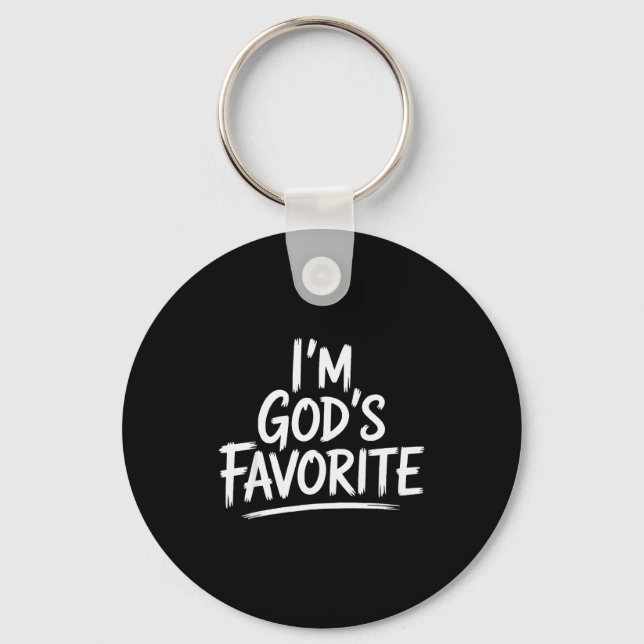 Chaveiro Igreja Religiosa Cristã Favorita de Deus (Frente)