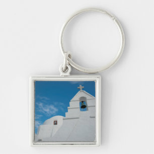 Chaveiro Igreja típica caiada de branco