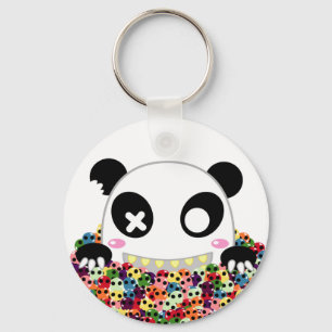 Chaveiro Ijimekko a panda - crânios do açúcar