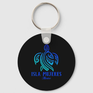 Chaveiro Ilha das Mulheres México Tartaruga Marinha Tie Dye