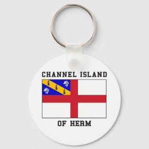Chaveiro Ilha de canal do Herm