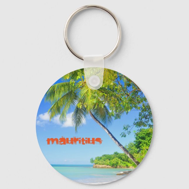 Chaveiro Ilha Tropical da Maurícia (Frente)
