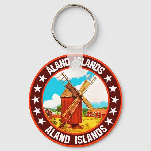 Chaveiro Ilhas Åland (Frente)