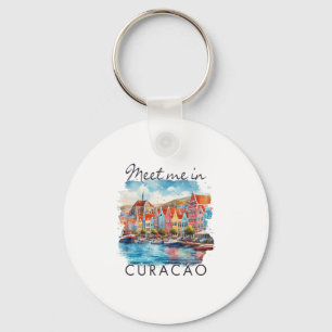 Chaveiro Ilhas Caribenhas de Curaçao Viagem Encontro-me Em