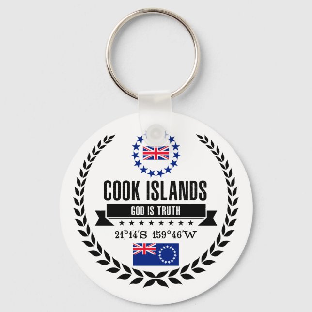 Chaveiro Ilhas Cook (Frente)