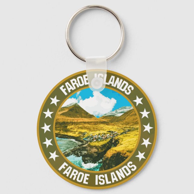 Chaveiro Ilhas Faroé (Frente)