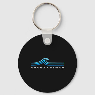Chaveiro Ilhas Grand Cayman Ondas Vintage Homens Mulheres M