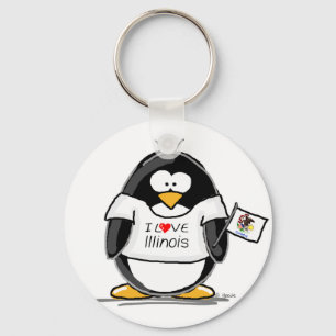 Chaveiro Illinois Penguin