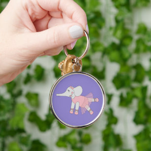 Chaveiro Illusima Ballerina Elefant Leve Puro
