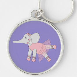 Chaveiro Illusima Ballerina Elefant Leve Puro