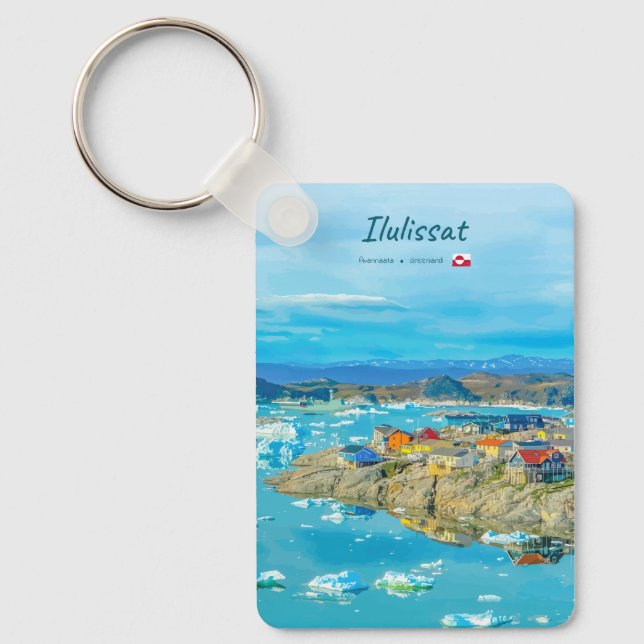 Chaveiro Ilulissat, Groenlândia - Clássico da Cidade dos Ic (Frente)