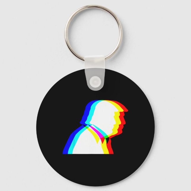Chaveiro Ilusão Óptica Trump Edm  (Frente)