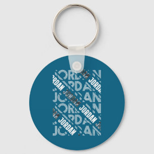Chaveiro Ilustração de Design Vintage Jordan para Homens e