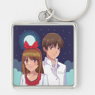 Chaveiro Ilustração do Duo Anime Moonlight