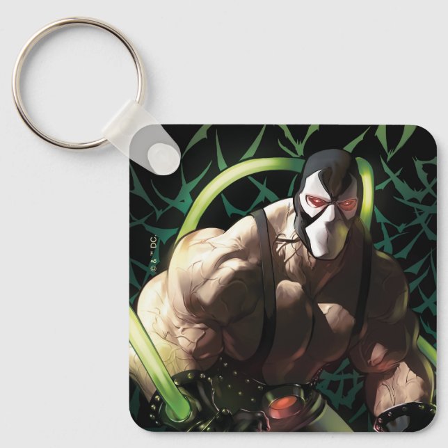 Chaveiro Ilustração do Enxame de Morcegos do Batman Bane (Frente)