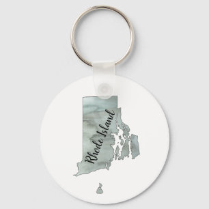 Chaveiro Ilustração do Estado de Rhode Island