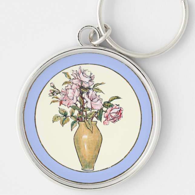 Chaveiro Ilustração do Livro de Vintage Kate Greenaway (Frente)